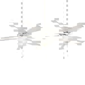 CCY WHIT 52 CEIL FAN 5 BLD W/ LED